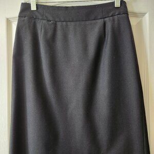 J. Crew Black Pencil Skirt